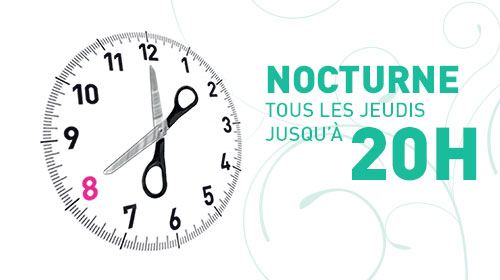 Nocturne jusqu'à 20h tous les jeudis